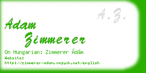 adam zimmerer business card
